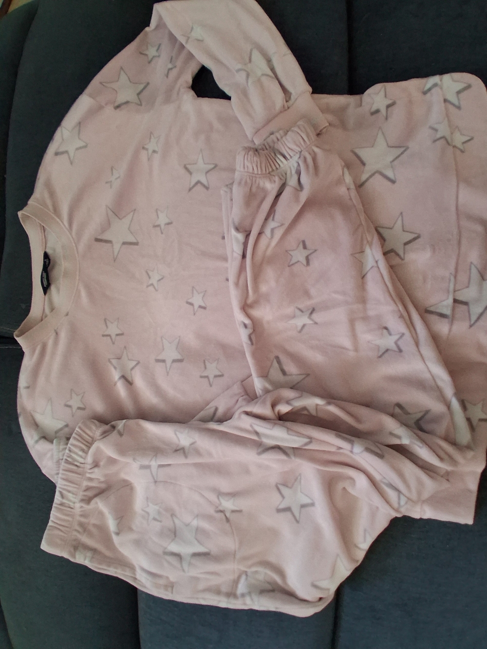 Simply Vera Vera Wang Light Pink Star-Print Kids Pajama Set